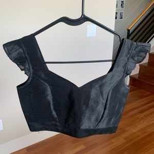 The Saree Room Black Blouse - Size S - never worn